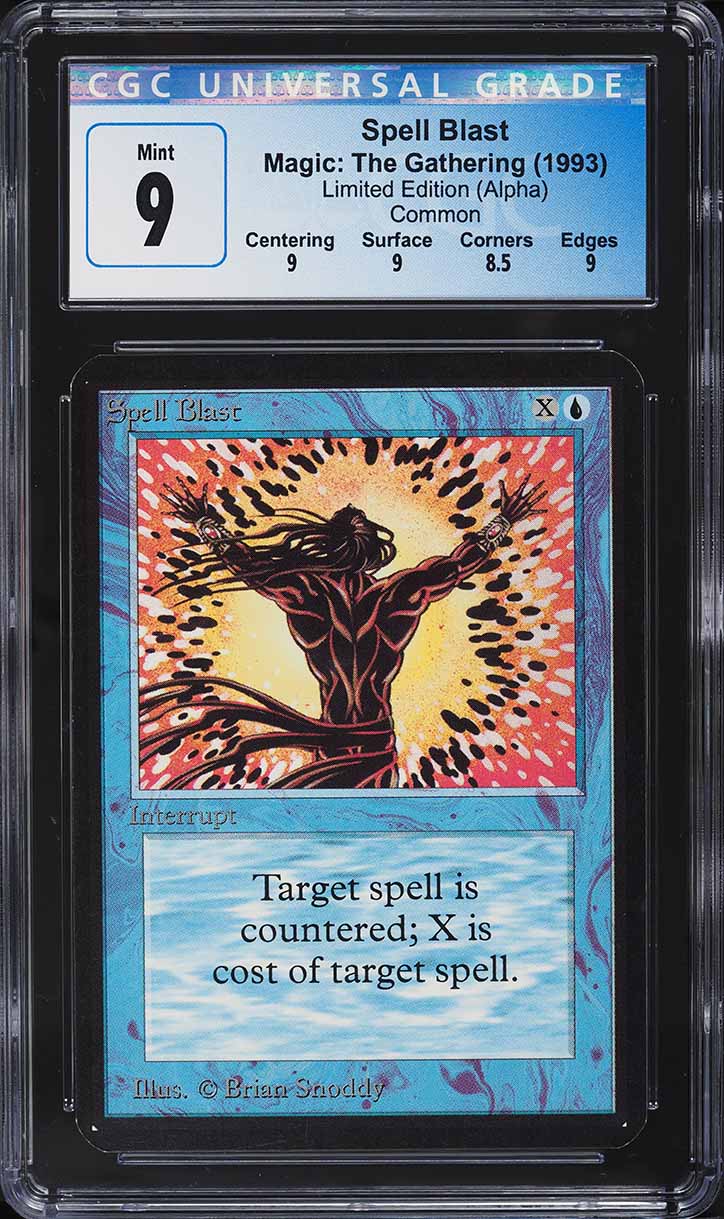 1993 Magic The Gathering MTG Alpha Spell Blast PSA 10 GEM MINT on Fanatics  Collect