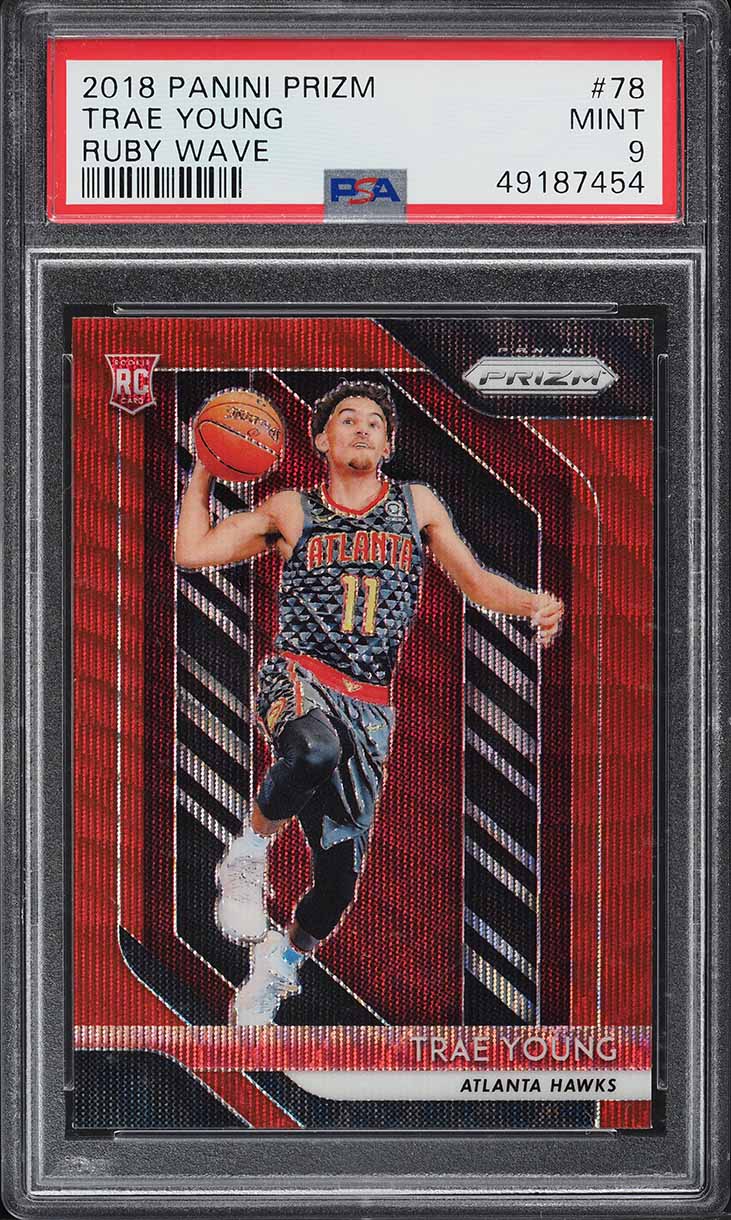 2023 Panini Flawless '21 Ruby Trae Young AUTO /15 #FA-TRY CGC AUTH