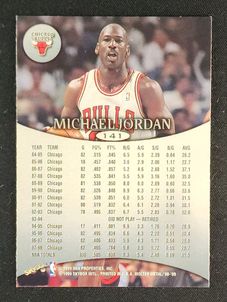 1998 SkyBox Molten Metal Michael Jordan #141 MBA AUTH