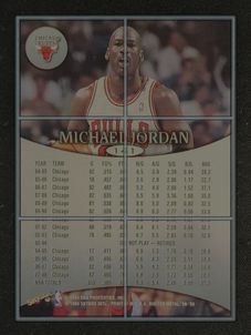 1998 SkyBox Molten Metal Michael Jordan #141 MBA AUTH
