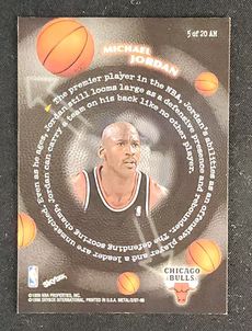 1997 Metal Universe Championship All Millennium Michael Jordan #5 MBA AUTH