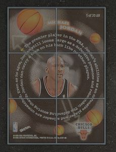 1997 Metal Universe Championship All Millennium Michael Jordan #5 MBA AUTH