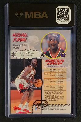 1997 Stadium Club Hardcourt Heroics Michael Jordan #H1 MBA AUTH
