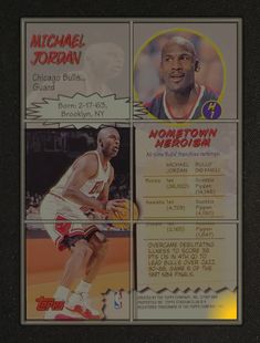 1997 Stadium Club Hardcourt Heroics Michael Jordan #H1 MBA AUTH