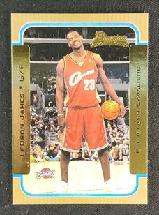 2003 Bowman Rookies & Stars Gold LeBron James ROOKIE #123 MBA AUTH