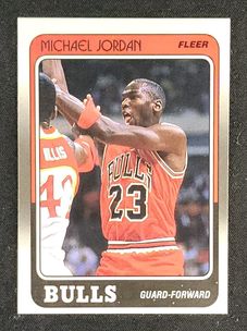 1988 Fleer Basketball Michael Jordan #17 MBA AUTH