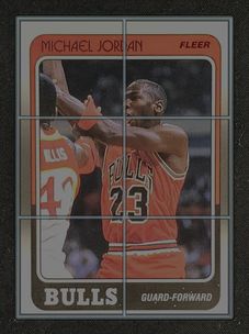 1988 Fleer Basketball Michael Jordan #17 MBA AUTH