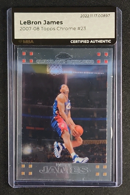 2007 Topps Chrome LeBron James Base #23 Raw | Card Ladder