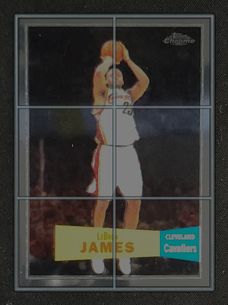 2007 Topps Chrome '57 Variations LeBron James #23 MBA AUTH on