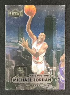 1997 Metal Universe Championship Michael Jordan #23 MBA AUTH