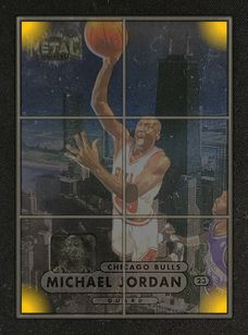 1997 Metal Universe Championship Michael Jordan #23 MBA AUTH