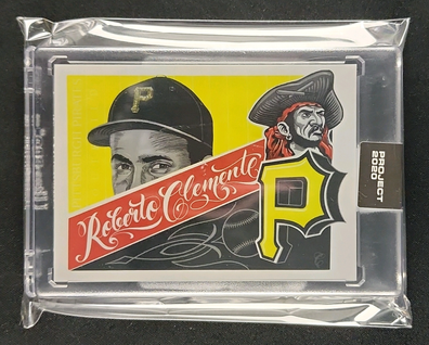 2020 Topps Project 2020 By Mister Cartoon Roberto Clemente #10 MBA AUTH