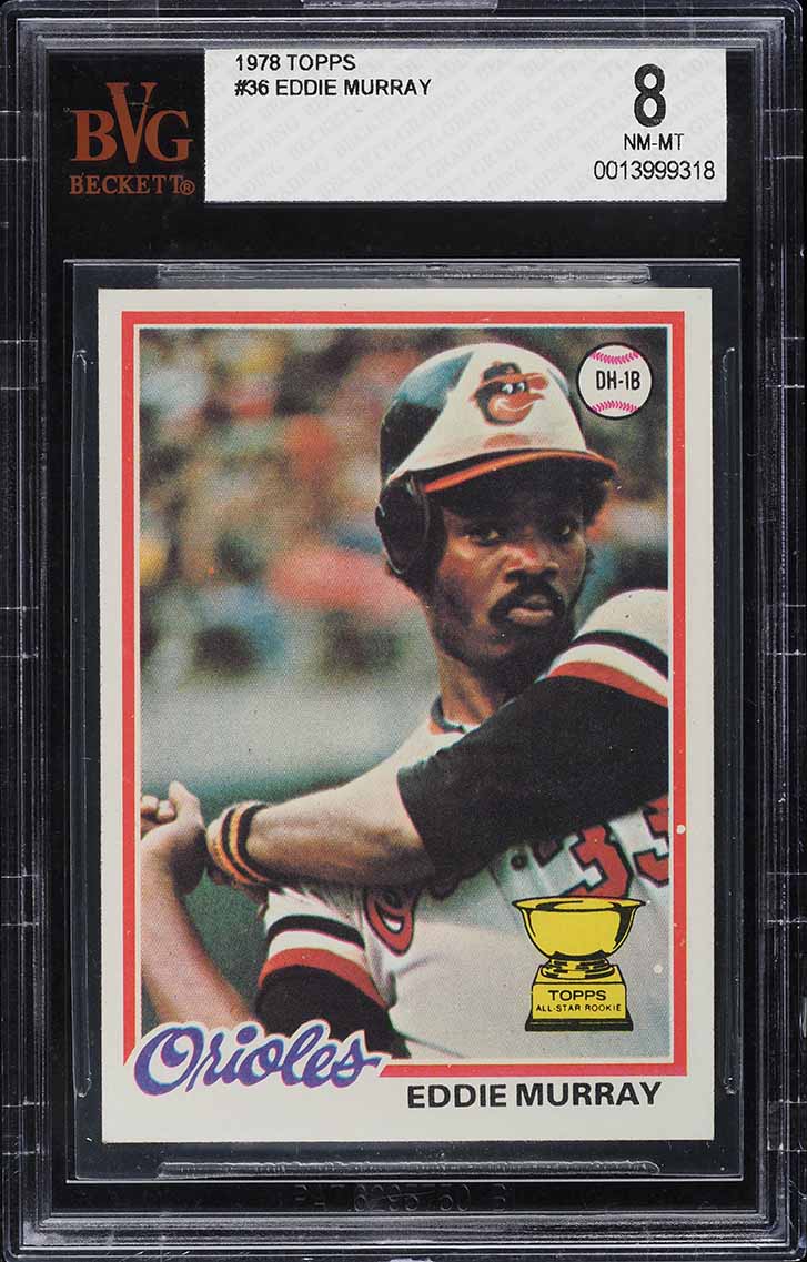 1978 Topps Eddie Murray ROOKIE #36 BVG 8 NM-MT