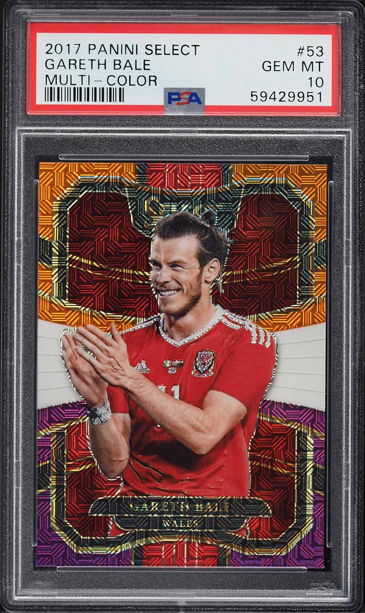 2017 Select Multi-Color Prizm Gareth Bale #53 PSA 10 GEM MINT on