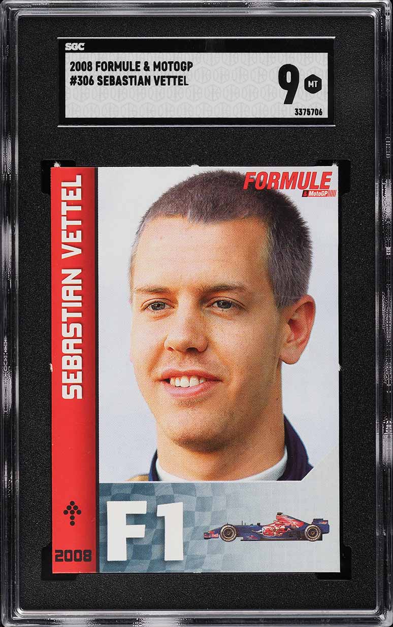 2020 Topps Chrome Formula 1 F1 Sapphire Red Sebastian Vettel 1/5