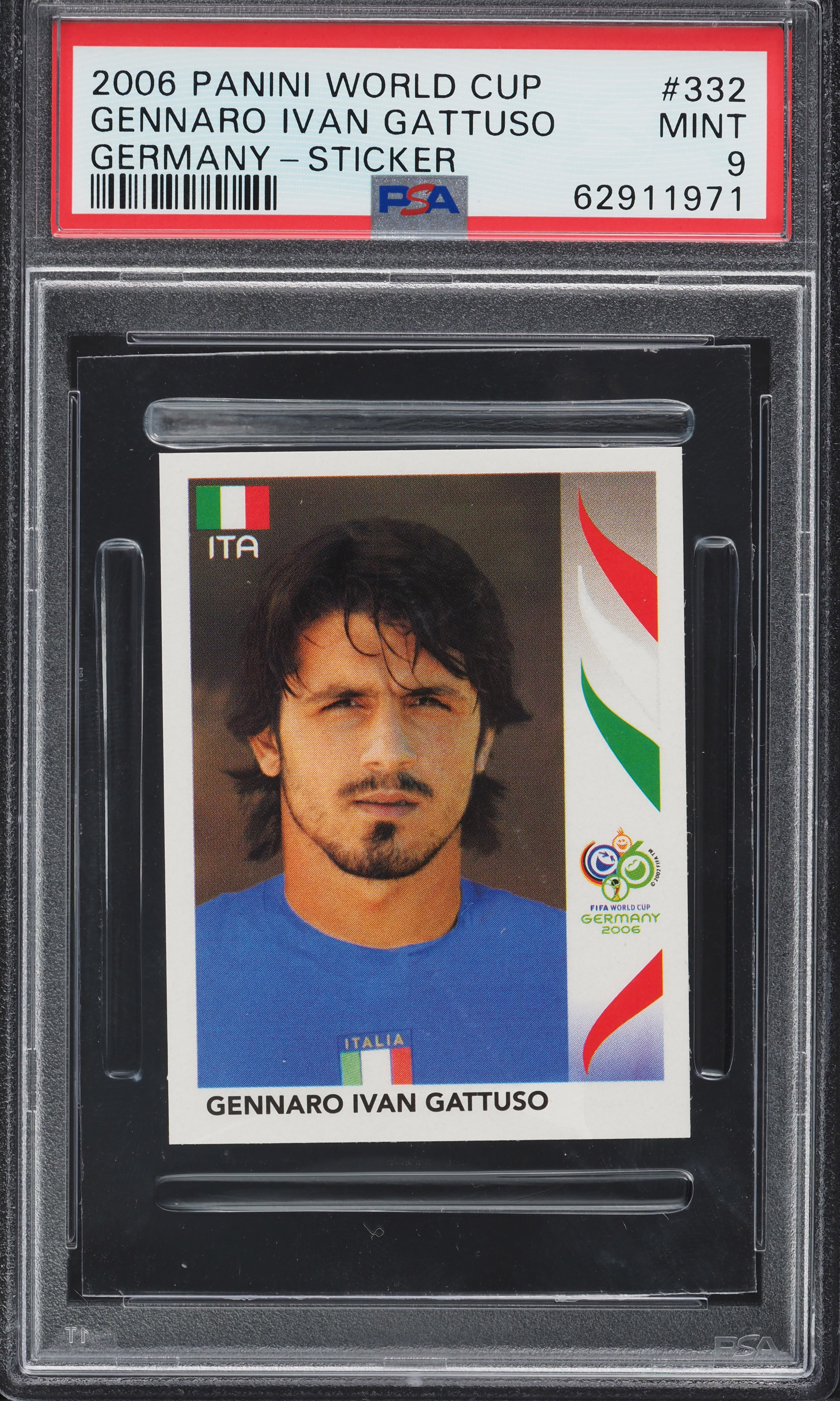 2001 PANINI CALCIO MILAN GATTUSO ジャージカード 2001 PANINI CALCIO MILAN GATTUSO ジャージカード Sticker 243