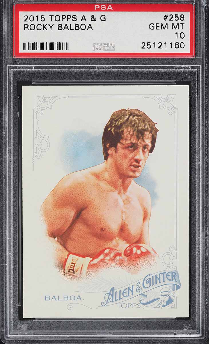 2015 Topps Allen & Ginter Rocky Balboa #258 PSA 10 GEM MINT