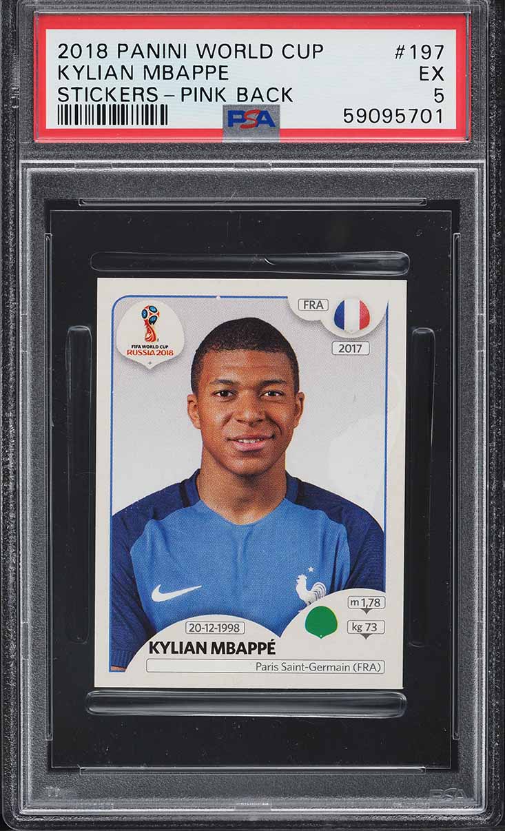 PSA9 RC mbappe panini 2018 W杯 PSA9 RC mbappe panini 2018 W杯