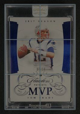 2019 Panini Flawless MVPs Sapphire Tom Brady /10 #MVP2 MBA AUTH