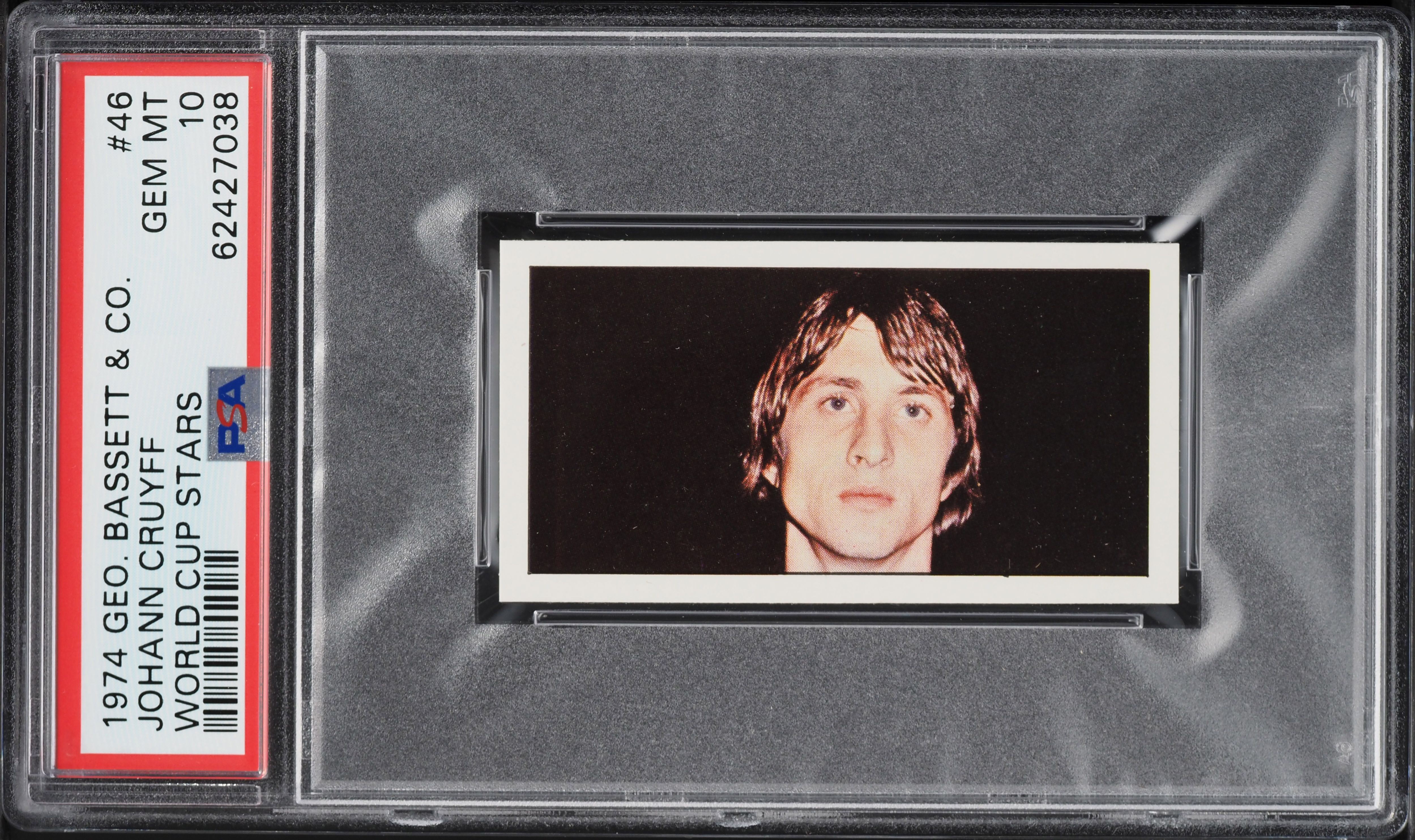 ASTRO　ウヌ　握手券 1974 Bassett World Cup Stars Johann Cruyff #46 PSA 10 GEM MINT on