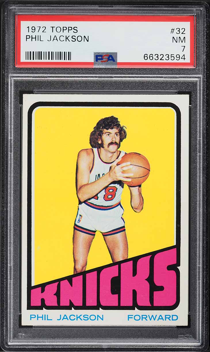 1972 Topps Basketball Phil Jackson ROOKIE #32 PSA 7 NRMT