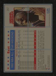 1993 Hoops 5th Anniversary Michael Jordan #257 MBA AUTH on