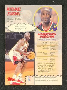 1997 Stadium Club Hardcourt Heroics Michael Jordan #H1 MBA AUTH