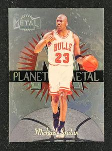 1997 Metal Universe Planet Metal Michael Jordan #1 MBA AUTH