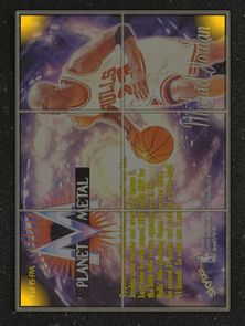 1997 Metal Universe Planet Metal Michael Jordan #1 MBA AUTH