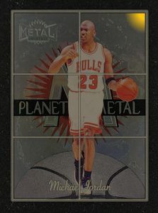1997 Metal Universe Planet Metal Michael Jordan #1 MBA AUTH