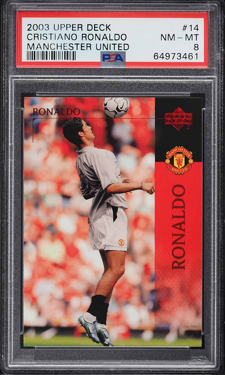 2003 Upper Deck Manchester United Cristiano Ronaldo 14