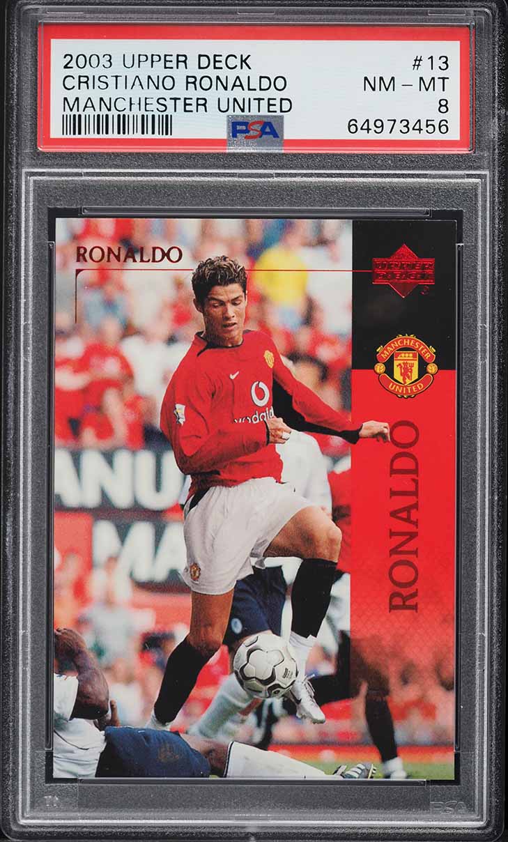 2004 Topps Premier Gold Cristiano Ronaldo #MU6 PSA 10 GEM MINT on