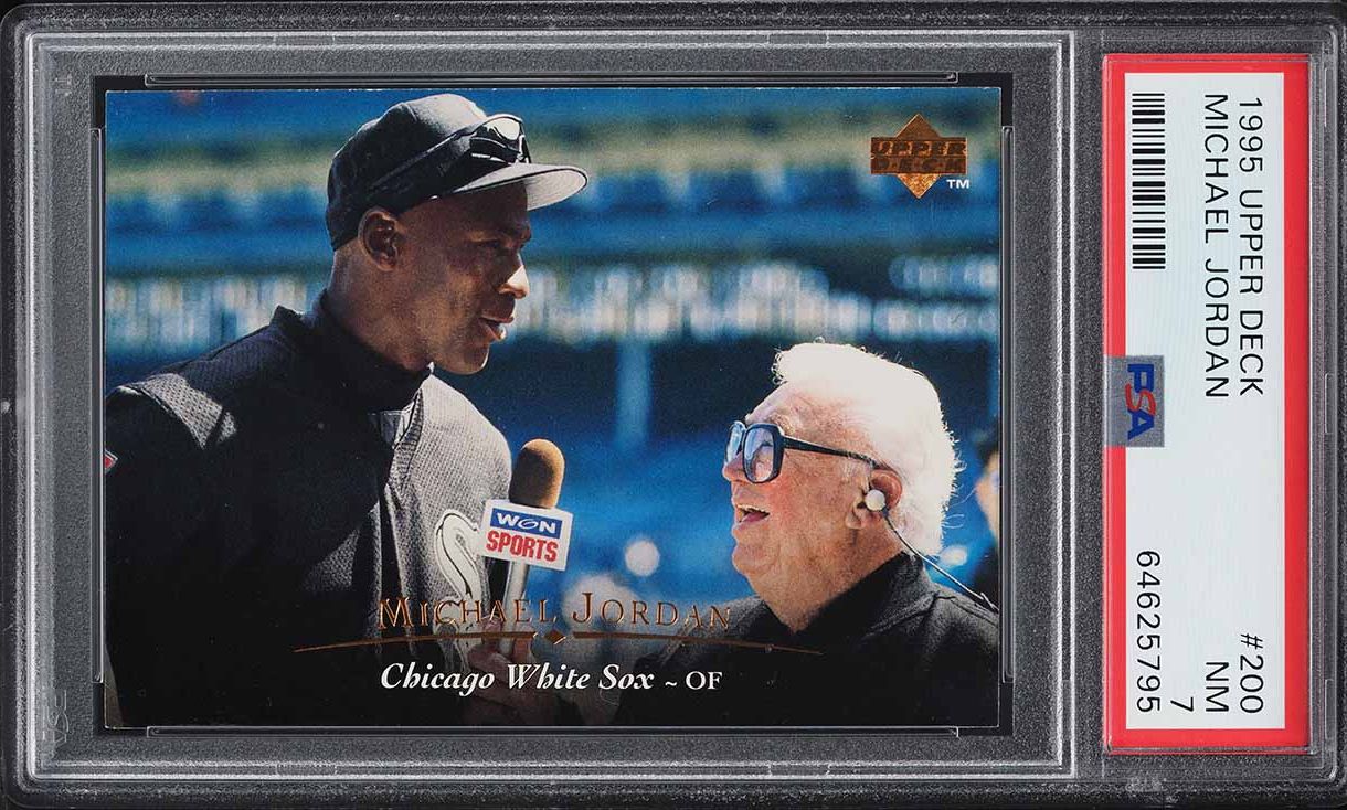 1995 Upper Deck Michael Jordan #200 PSA 7 NRMT