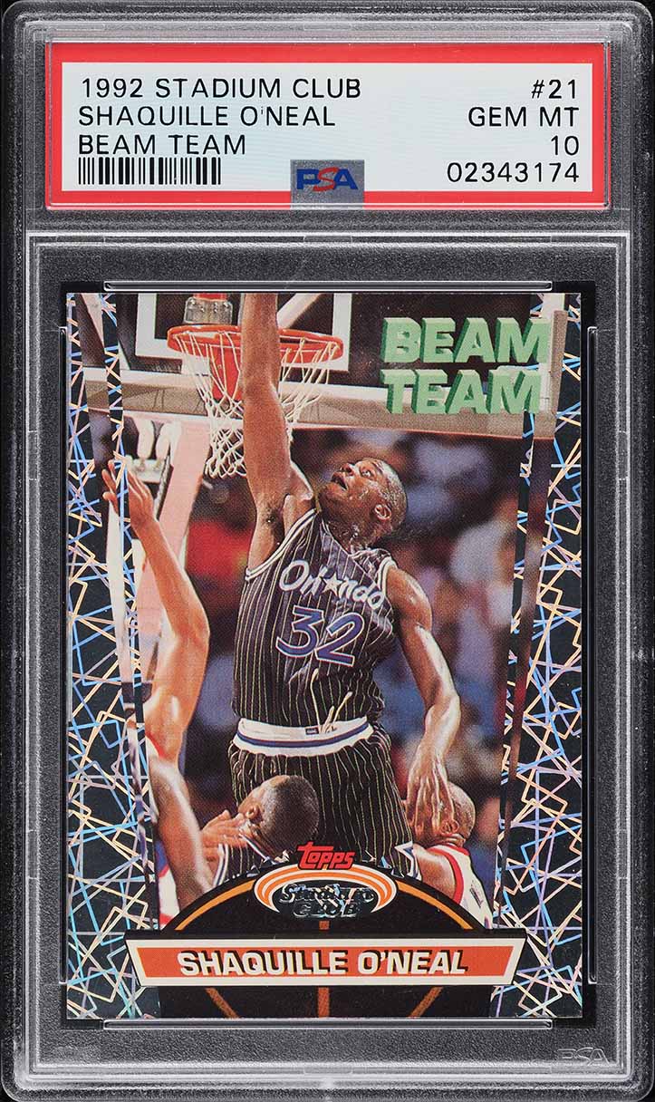 1992 Topps Gold Shaquille O'Neal ROOKIE #362 PSA 10 GEM MINT on