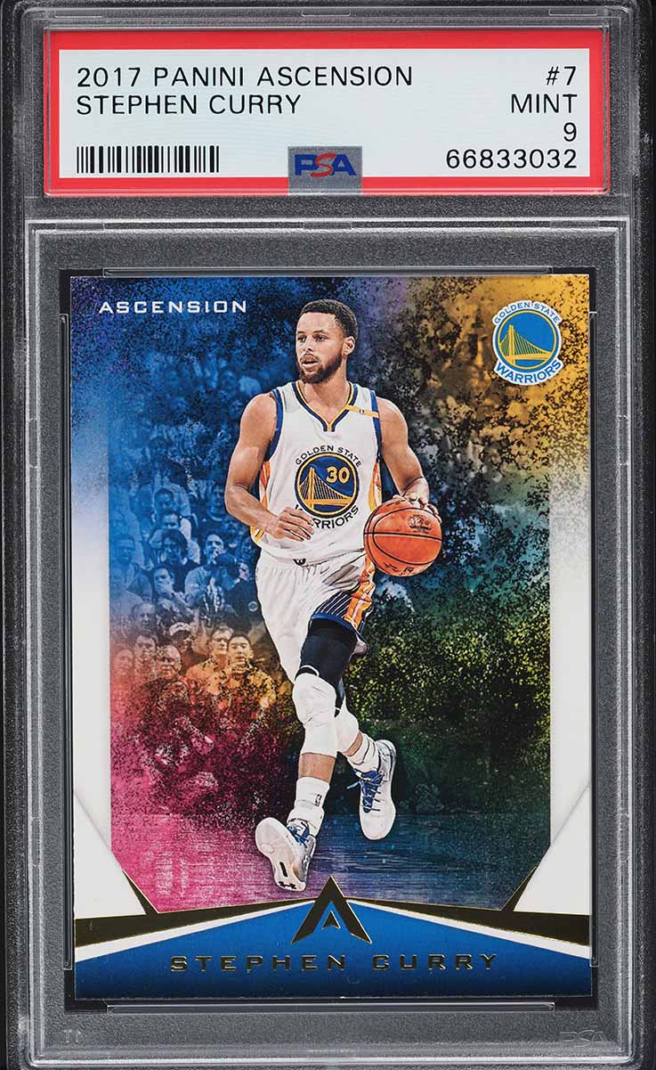 2017 Panini Ascension Stephen Curry #7 PSA 9 MINT
