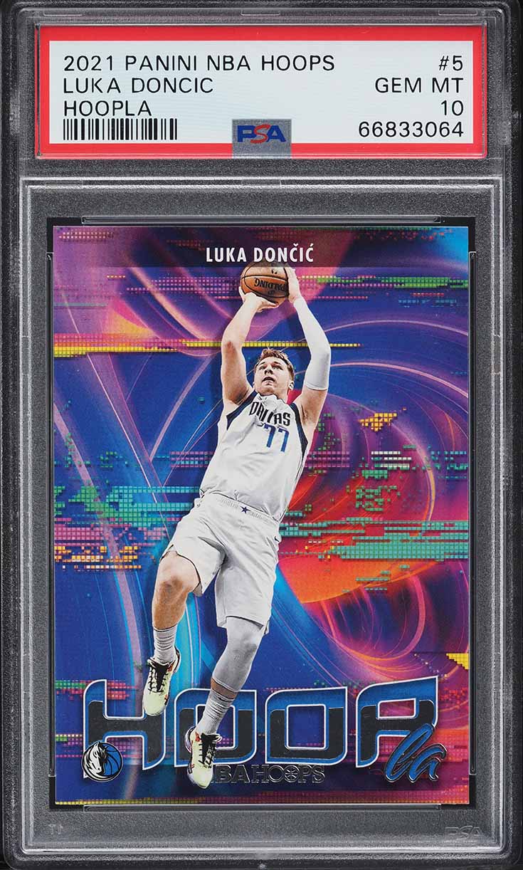 2021 Hoops Hoopla Luka Doncic #5 PSA 10 GEM MINT