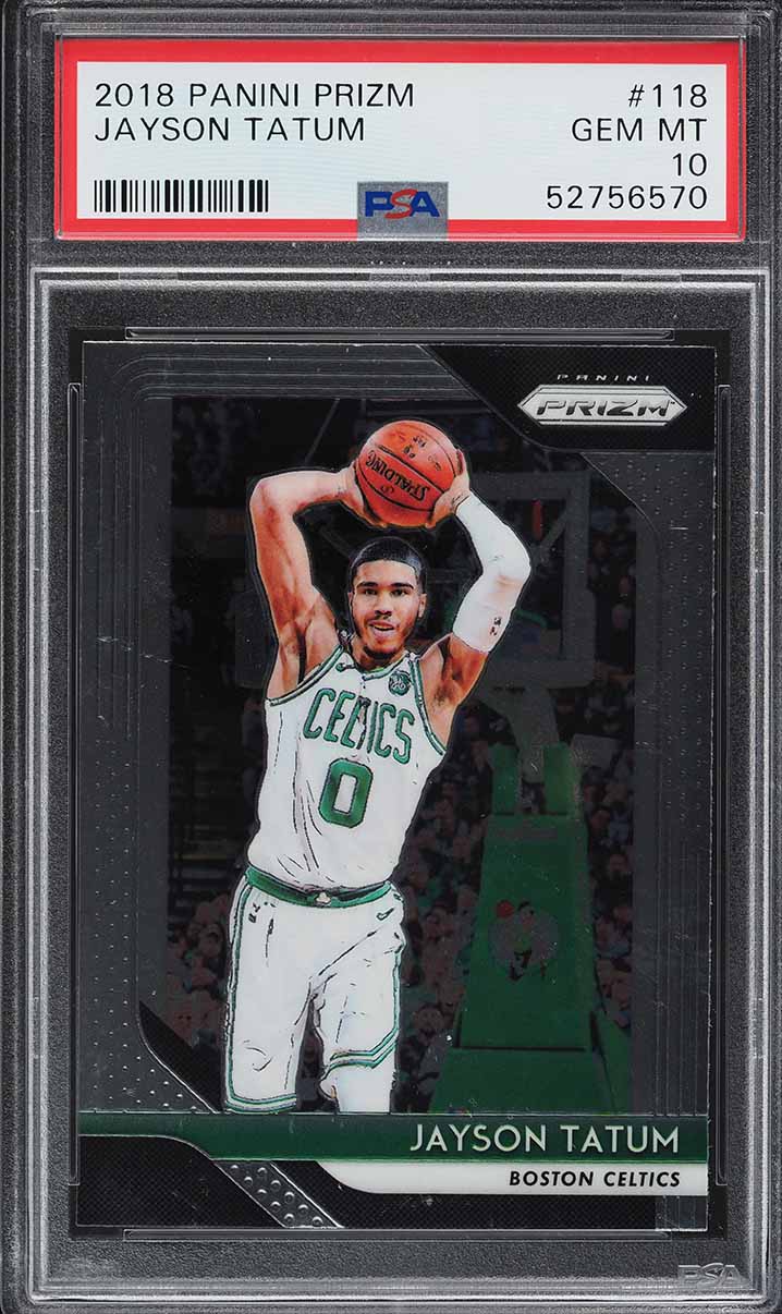 2018 Panini Prizm Jayson Tatum #118 PSA 10 GEM MINT