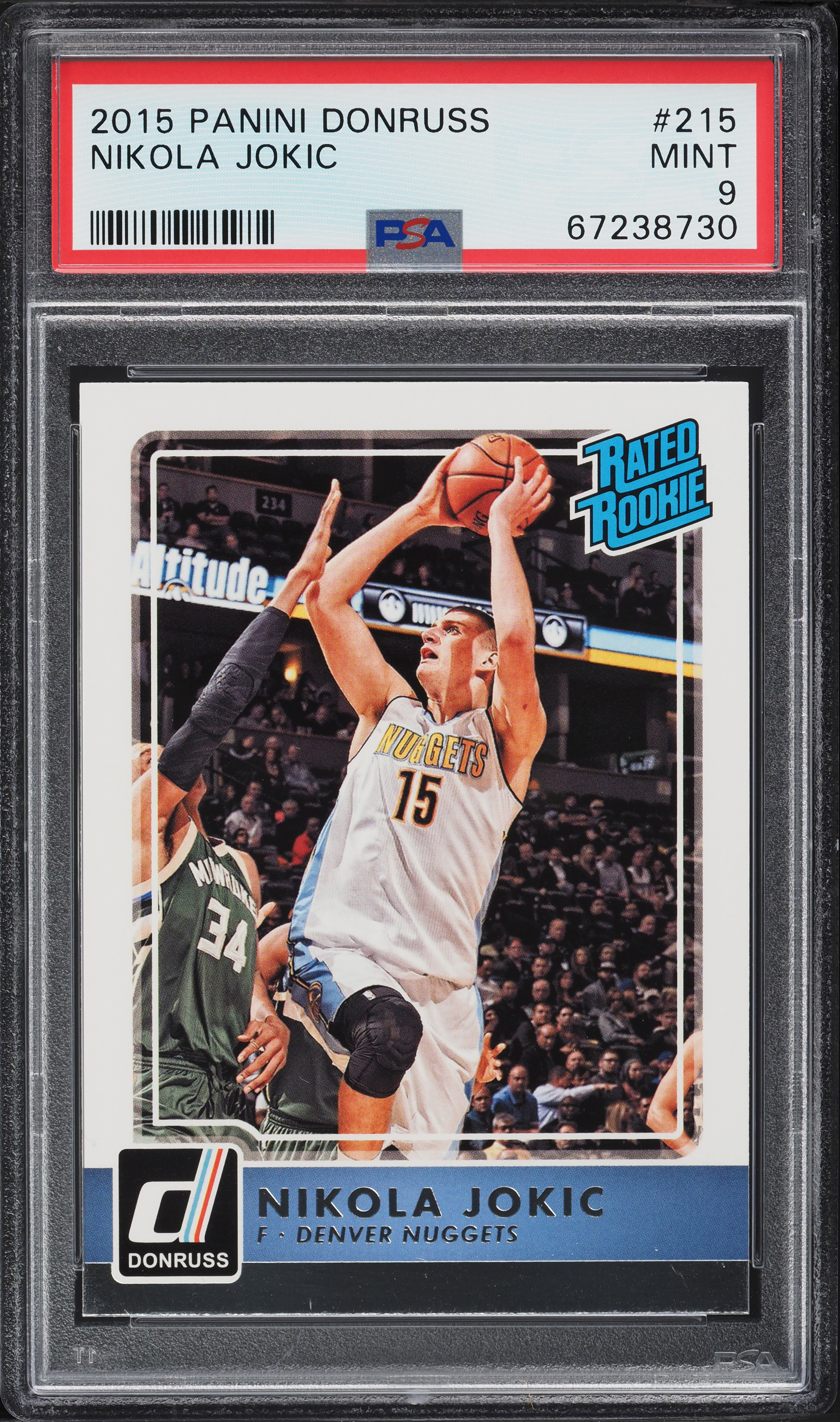 その他 NIKOLA JOKIC RC DONRUSS PSA9 2015 Donruss The Rookies #43