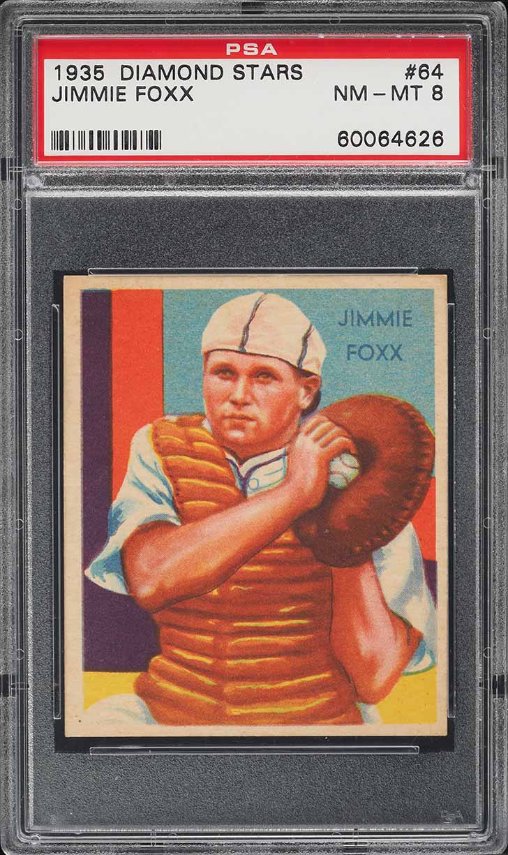 1935 Diamond Stars Jimmie Foxx #64 PSA 8 NM-MT