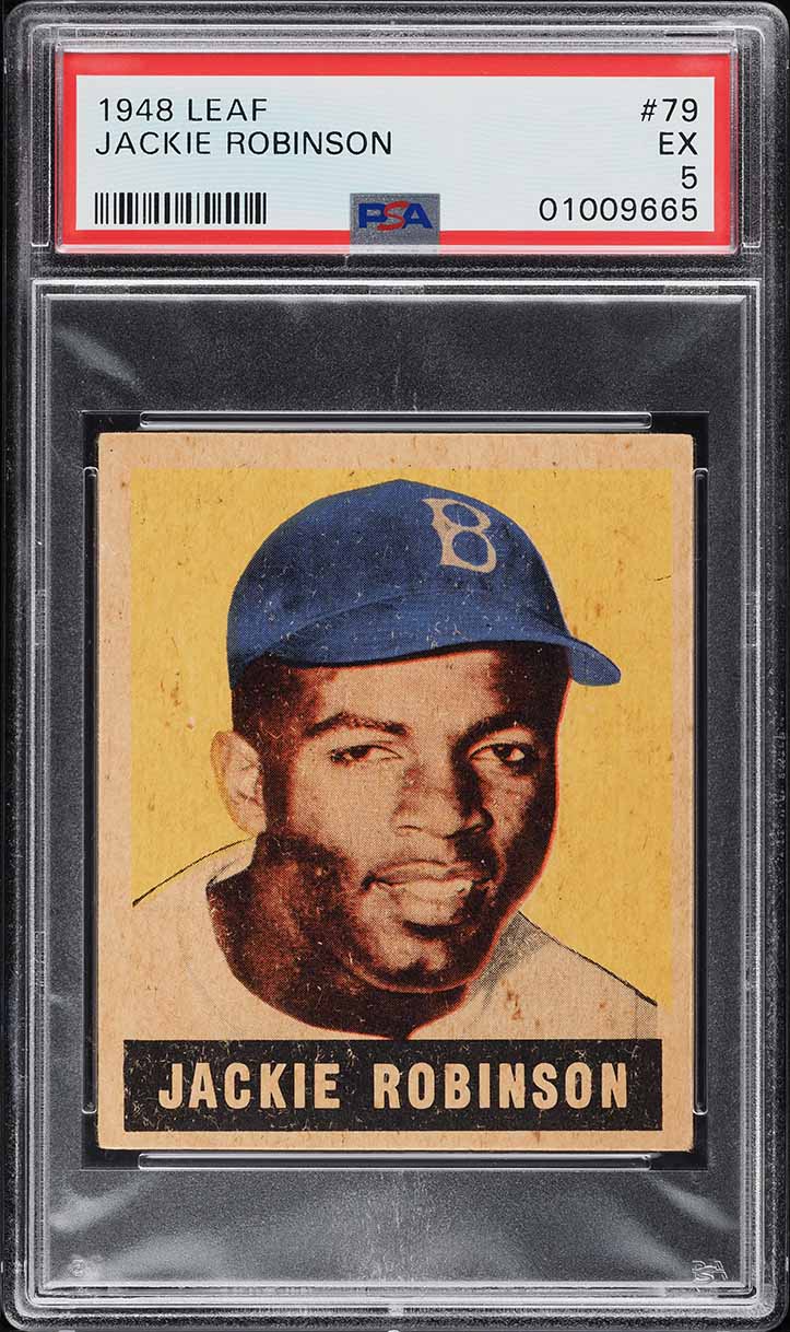 1948 Leaf Jackie Robinson ROOKIE #79 PSA 5 EX