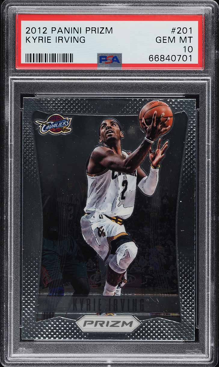 2012 Panini Prizm Kyrie Irving ROOKIE #201 PSA 10 GEM MINT