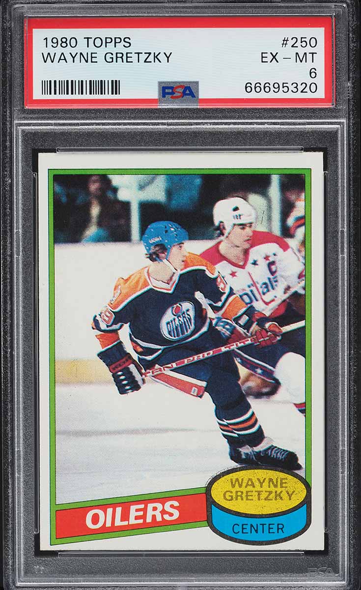 1980 Topps Hockey Wayne Gretzky #250 PSA 6 EXMT