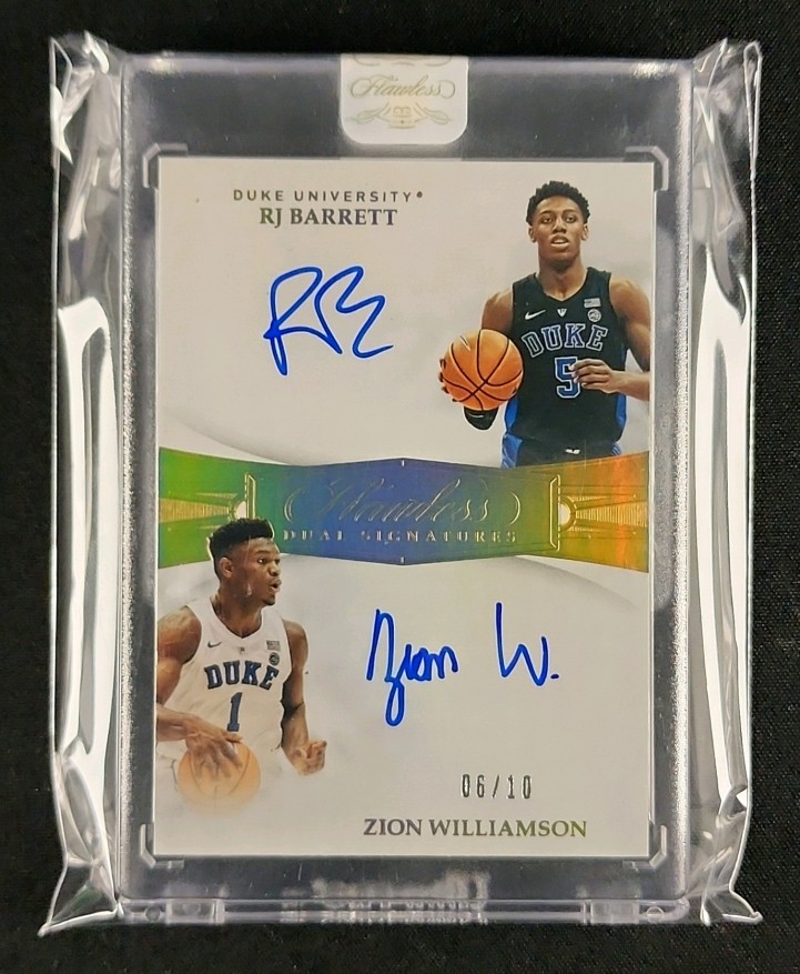 2019 Donruss Optic Signature Purple RJ Barrett ROOKIE RC AUTO #RJB