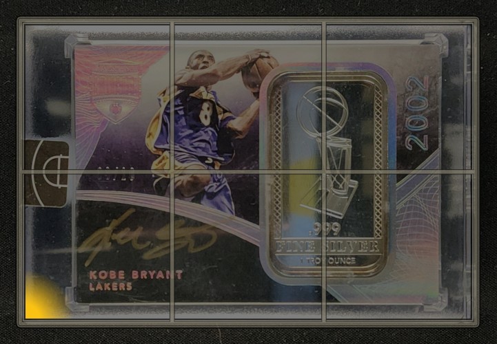 2014 Panini Eminence Larry O'Brien Trophy Silver Kobe Bryant AUTO /10 MBA AUTH