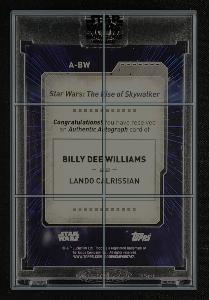 2021 Topps Star Wars Signature Series Billy Dee Williams Lando