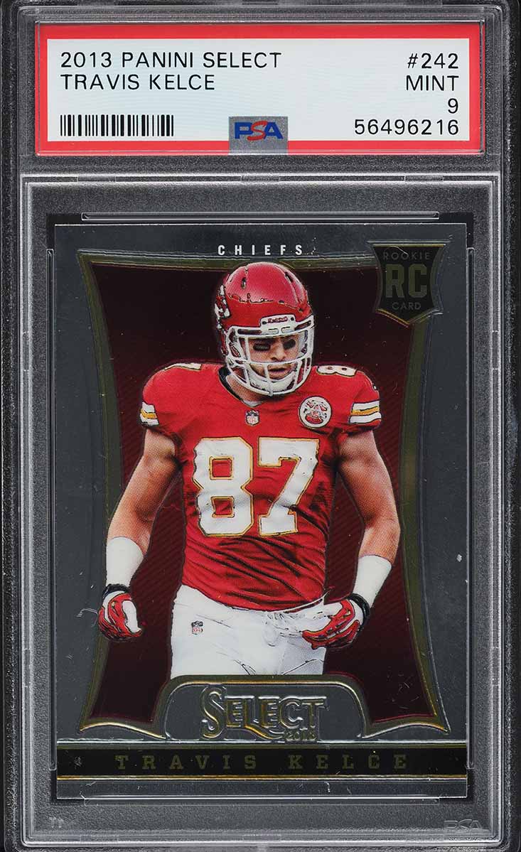 2013 Select Football Travis Kelce ROOKIE #242 PSA 9 MINT
