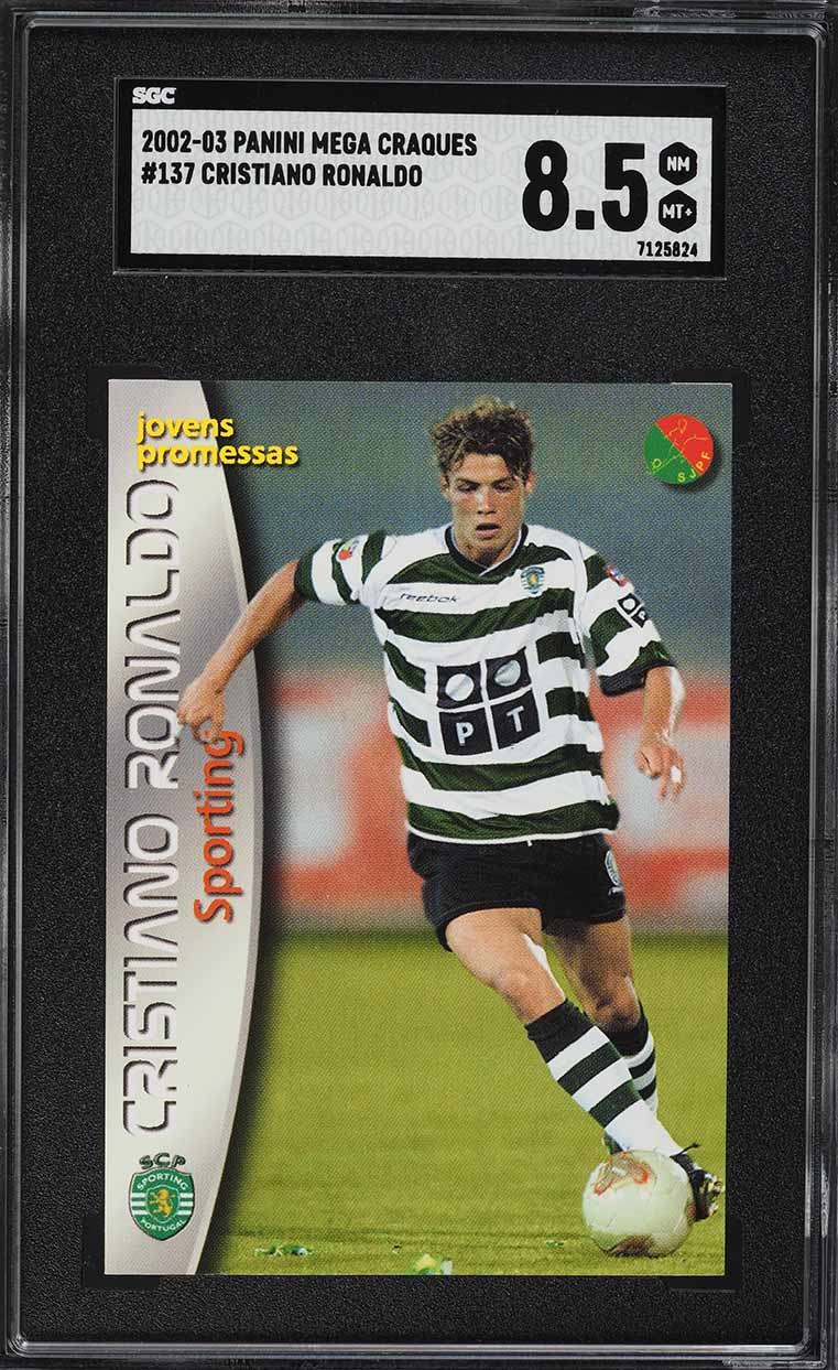 2006 Panini World Cup Germany Cristiano Ronaldo #169 PSA 8 NM-MT