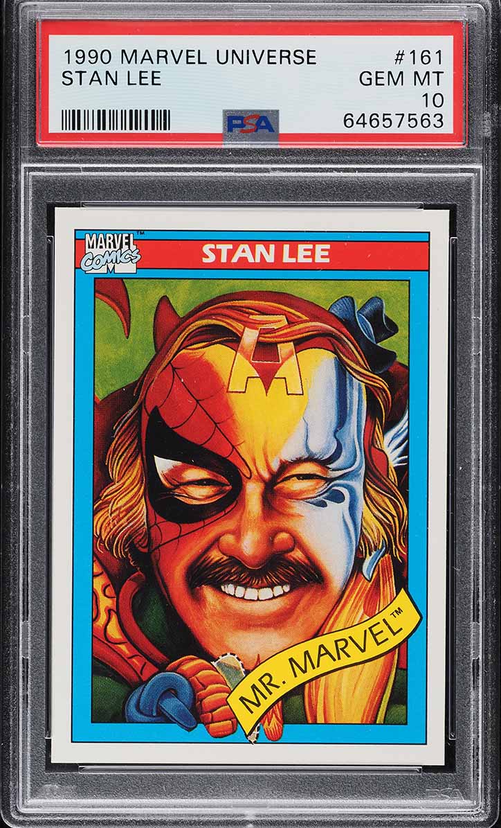 1990 Marvel Universe Stan Lee #161 PSA 10 | Card Ladder