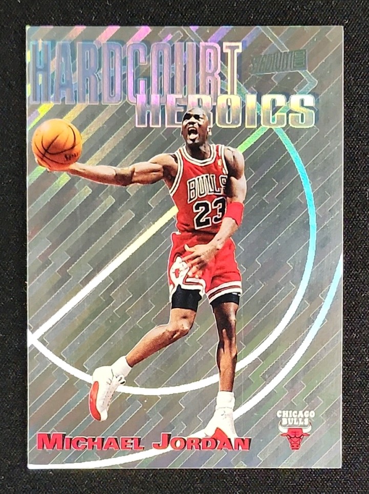 1997 Stadium Club Hardcourt Heroics Michael Jordan #H1 MBA AUTH
