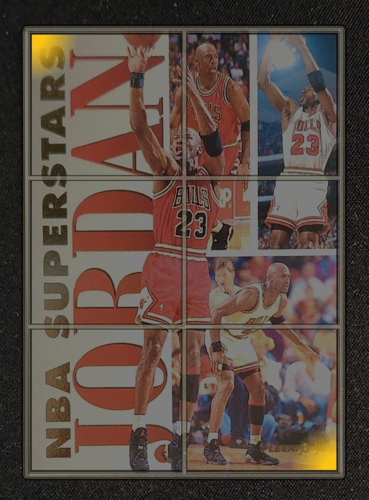 1993 Fleer NBA Superstars Michael Jordan #7 MBA AUTH
